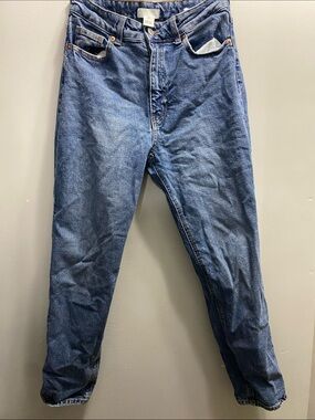 H&M Medium Blue Denim Jeans with Contrast Stitching